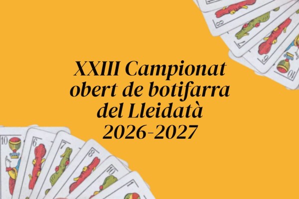 Arriba el XXIII Campionat obert de botifarra del Lleidatà!