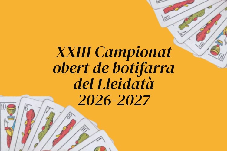 Arriba el XXIII Campionat obert de botifarra del Lleidatà!